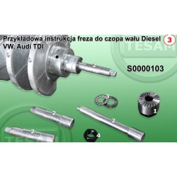 S0000103 alkūninio veleno freza VAG TDI
